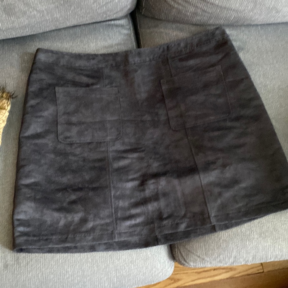 Faux Suede Mini Skit